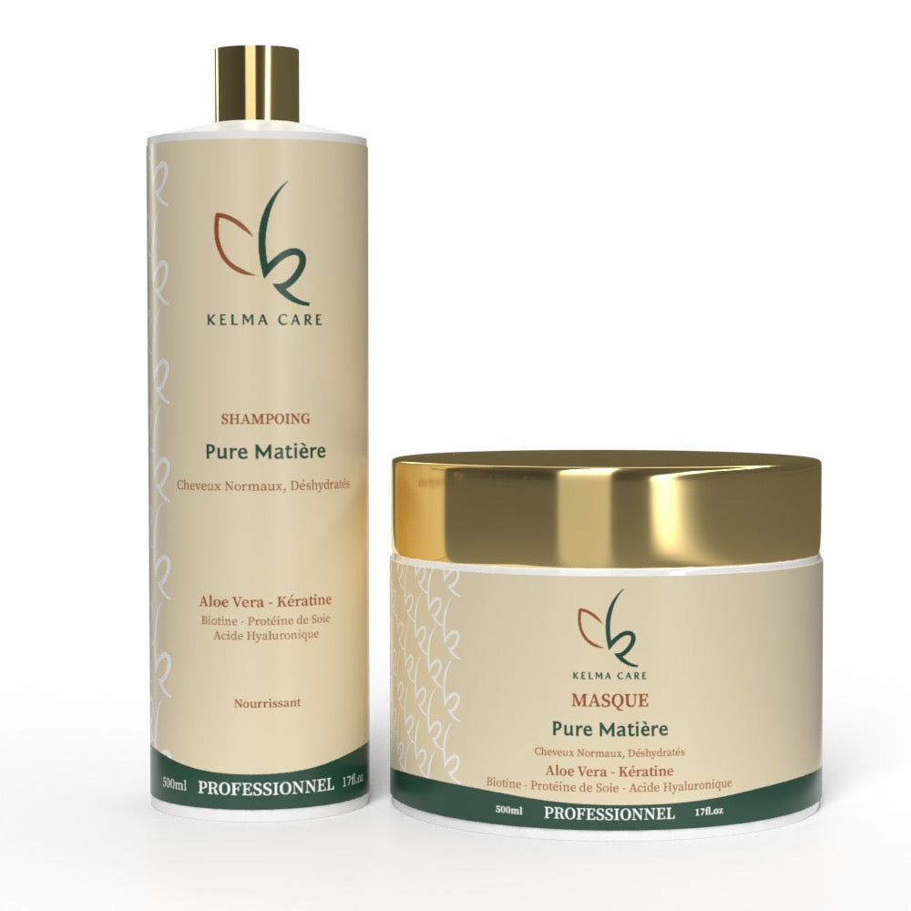 Duo Shampoing et Masque Kelma care pure matière