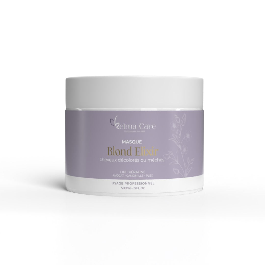 Masque pour cheveux décolorés ou Méchés Blond Elixir