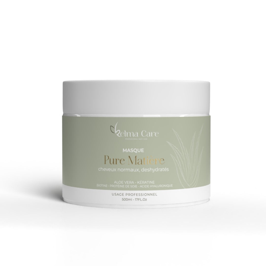 Masque à la Kératine et à l'Aloe Vera pure matière, Shampoing à l'aloe Vera