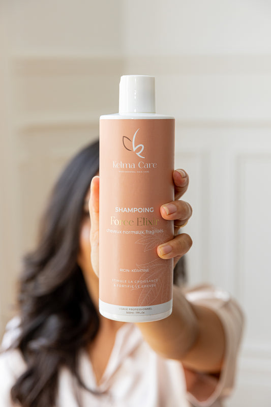 Shampoing Huile de ricin et Kératine Force élixir