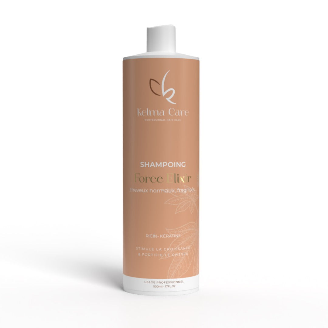 Shampoing Force elixir Kelma care sans sulfate sans silicone, sans parabène