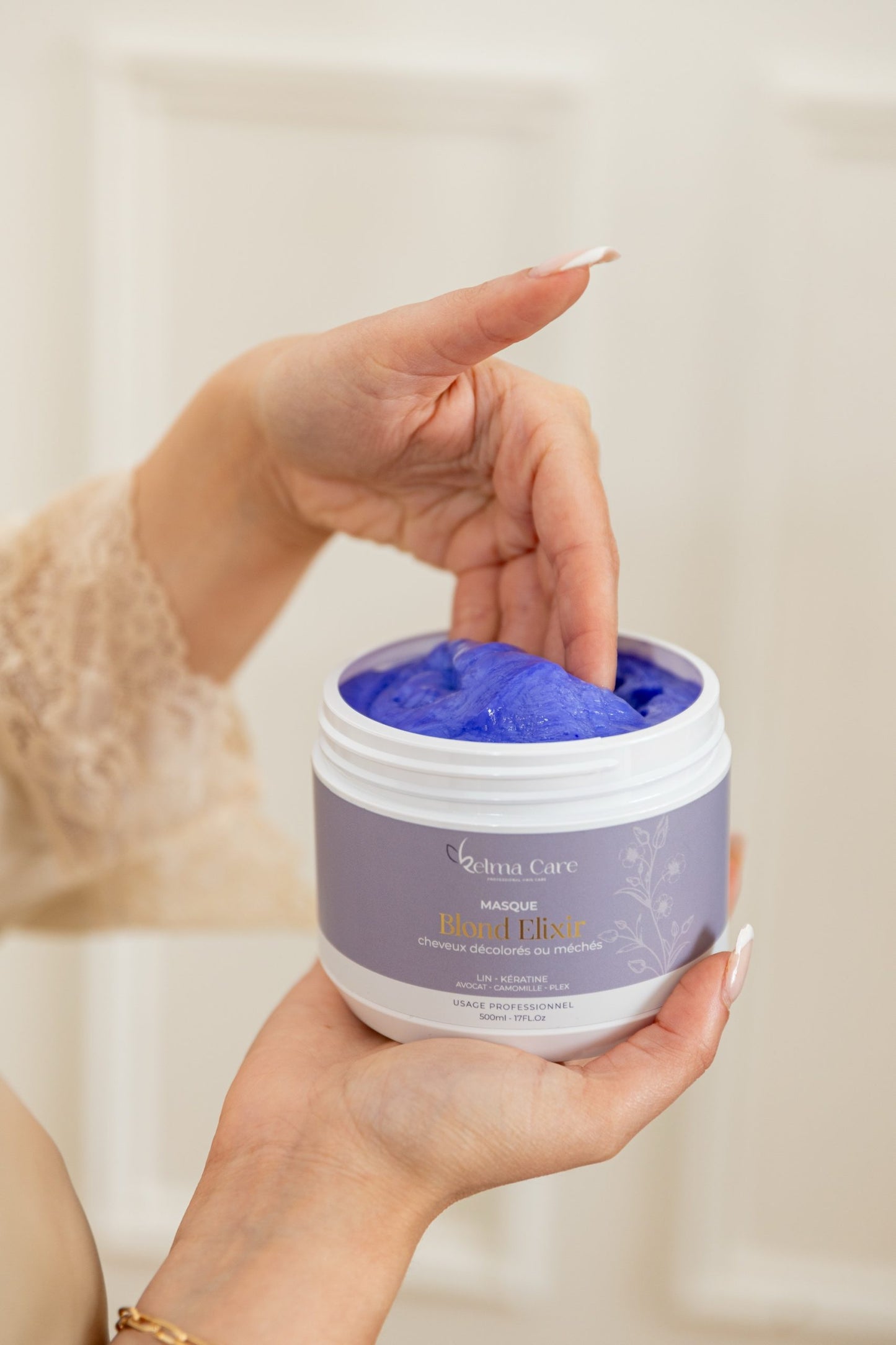 Masque pour Cheveux décolorés Blond elixir